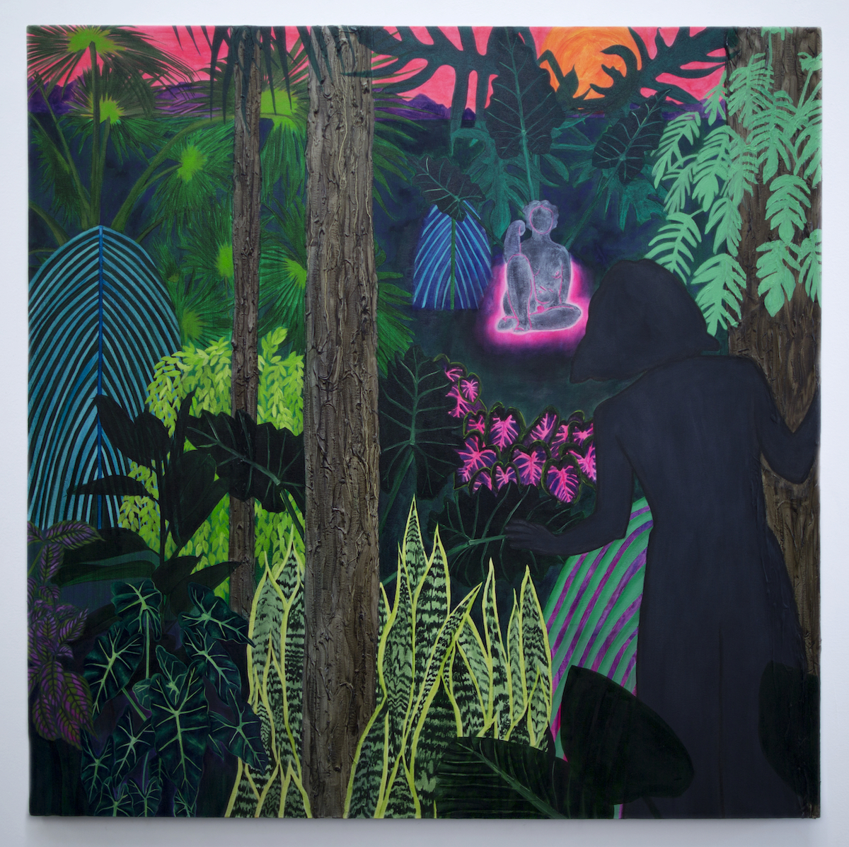 The Noon Witch, Oil and Acrylic on Canvas, 54”x54”, 2017