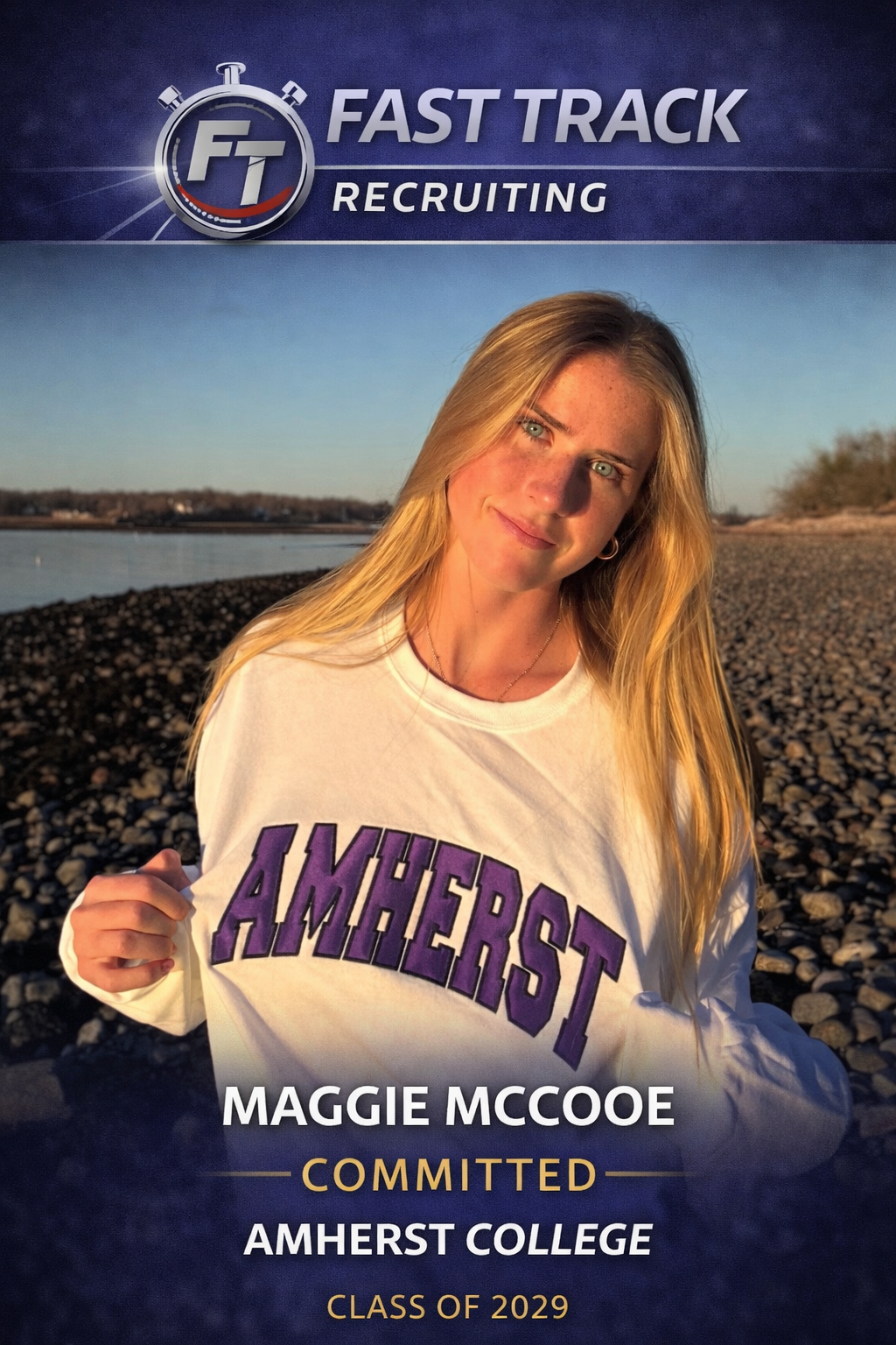 Three female athletes running on a track during a relay race, with a crowd in the background.