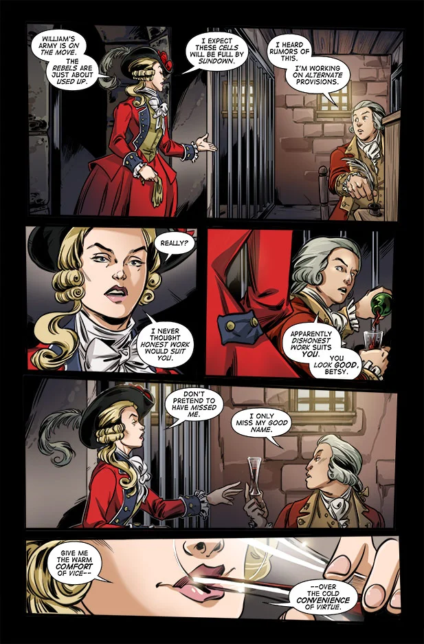 Page 21 from The Dreamer Countdown to Culper Chapter 3. Colors by Julian Wright.