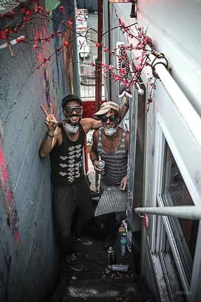 Big thanks to Justin for trusting us with the special spaceship side entrance. XO