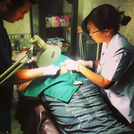 little did I know what was going on in my eye. - Bali