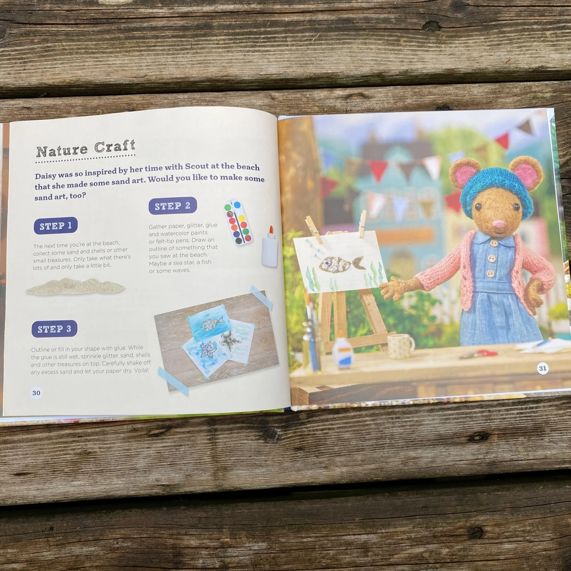 Daisy’s Nature Craft - Sand Art!