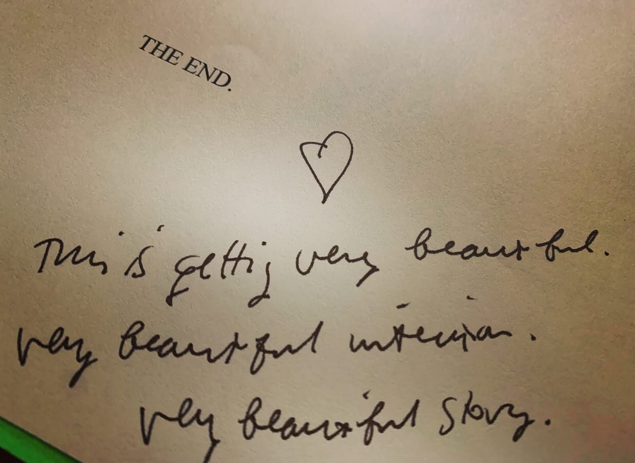 LIVE FROM THE AFTERLIFE, the sequel to RIOT ACT, comes out with @knopfyoungreaders in May 2026. The manuscript has been complete for some time. I am a relentless self-editor. But I have learned that it helps if I leave positive notes in my manuscript
