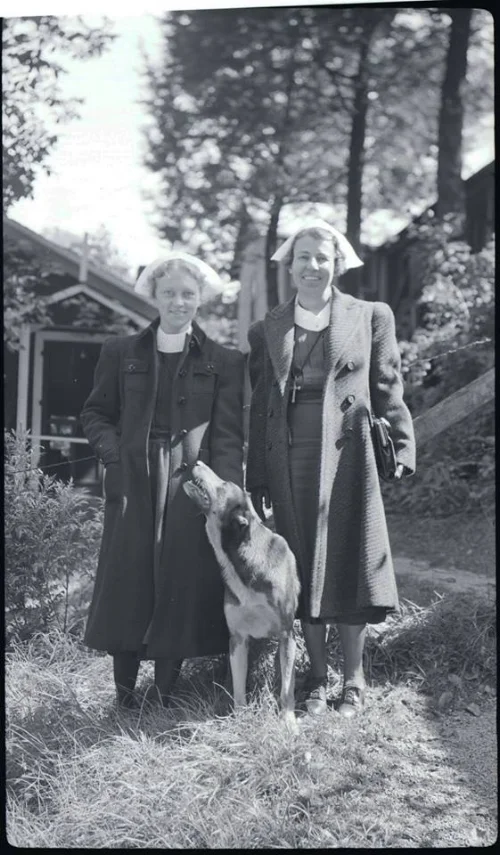 Two Deaconesses at the original Grace House.