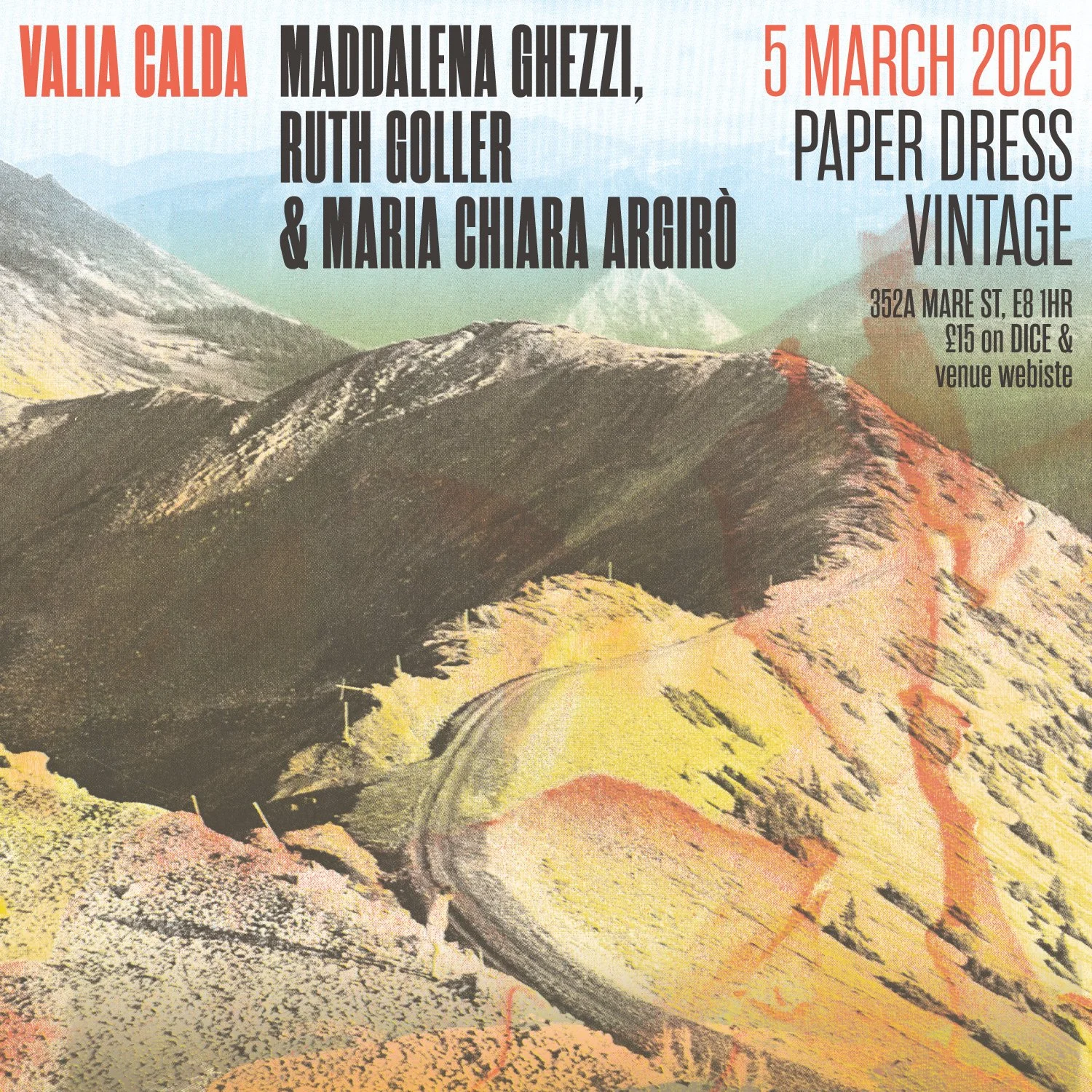 Valia Calda / Maddalena Ghezzi, Ruth Goller &amp; Maria Chiara Argirò