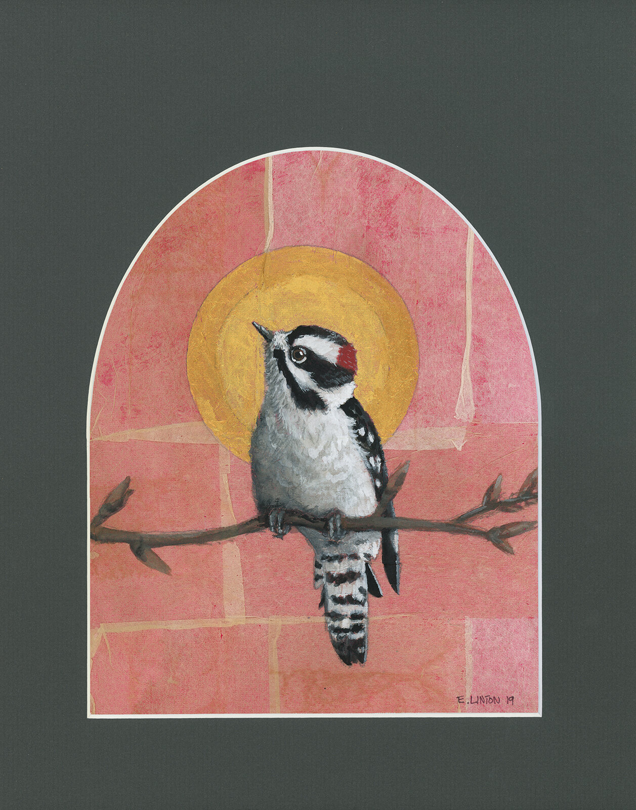 Downy Woodpecker Icon  