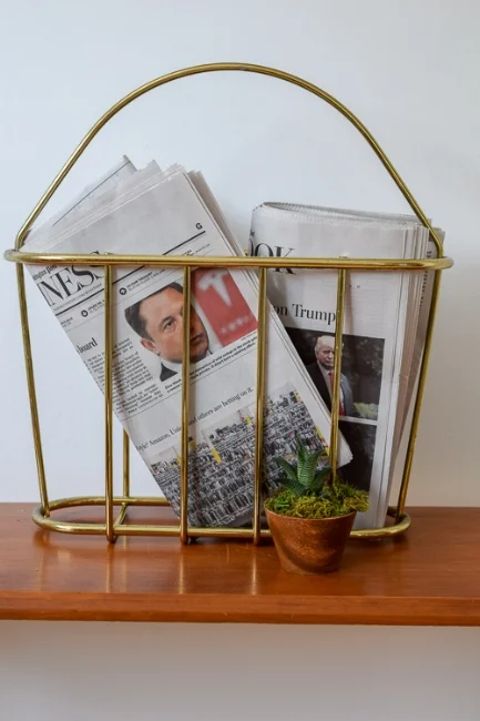 Using Vintage Magazine Racks — Capitol Vintage Charm