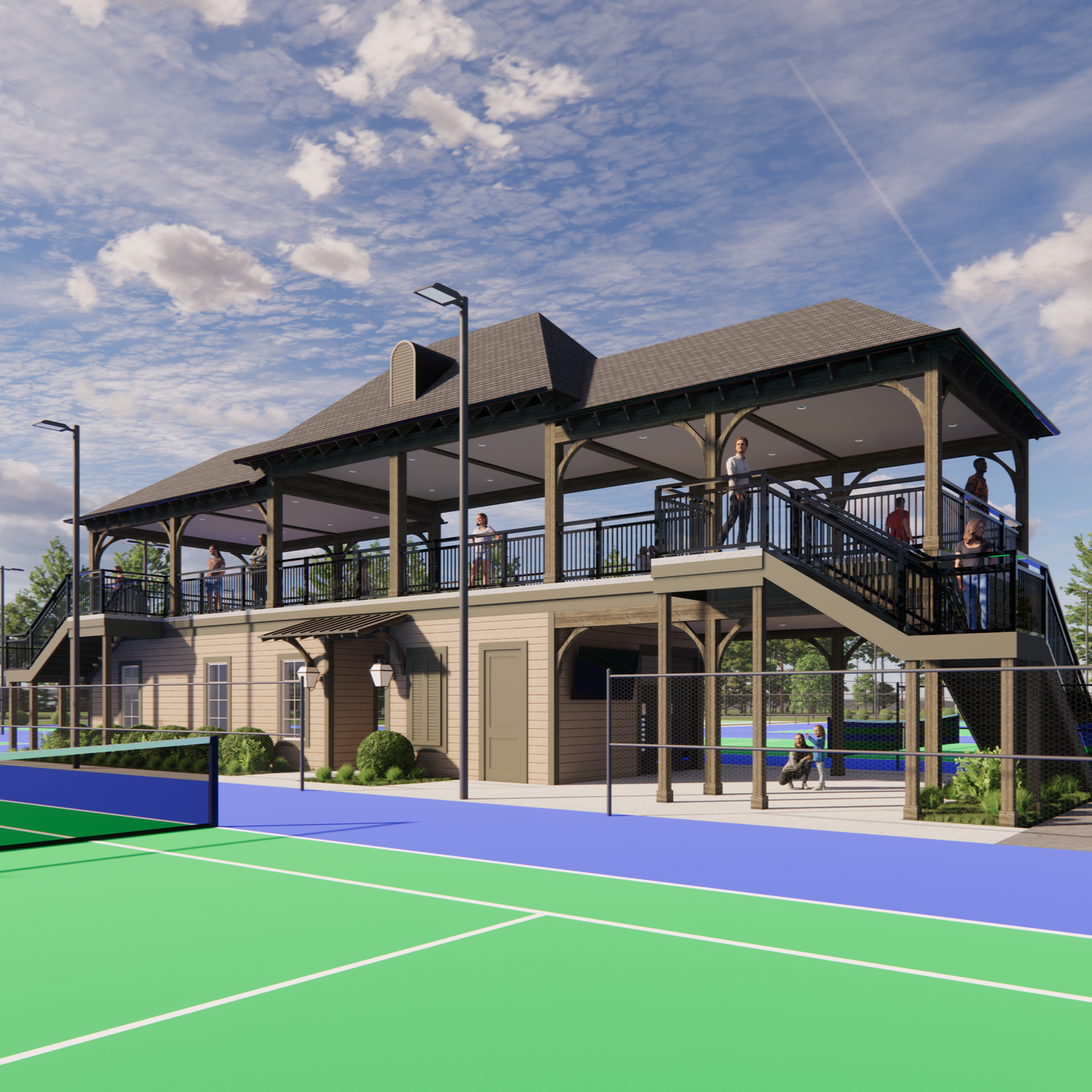 Tchefuncta Country Club Courts