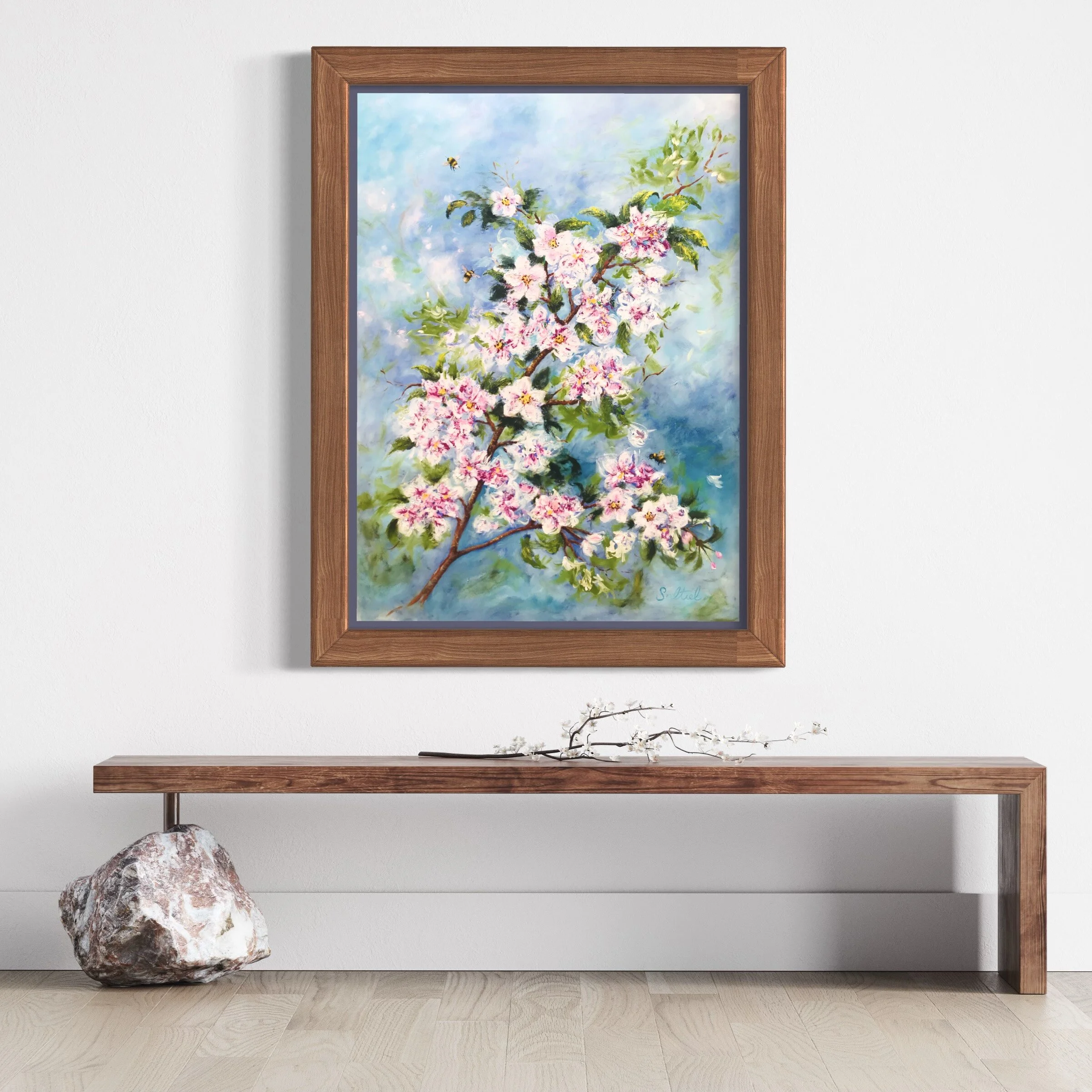 Apple Blossoms (Framed)
