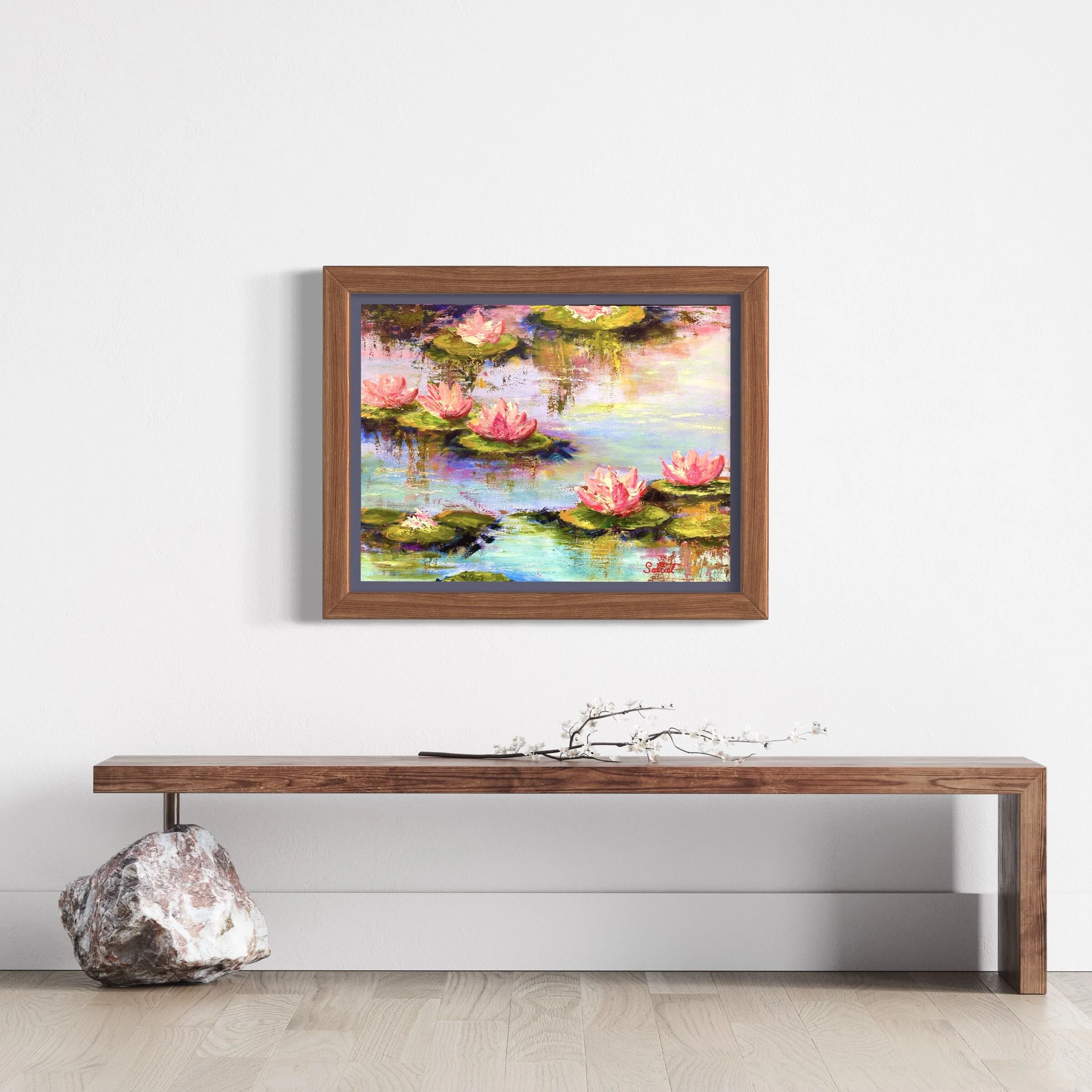 Water Lilies #17 (Framed)