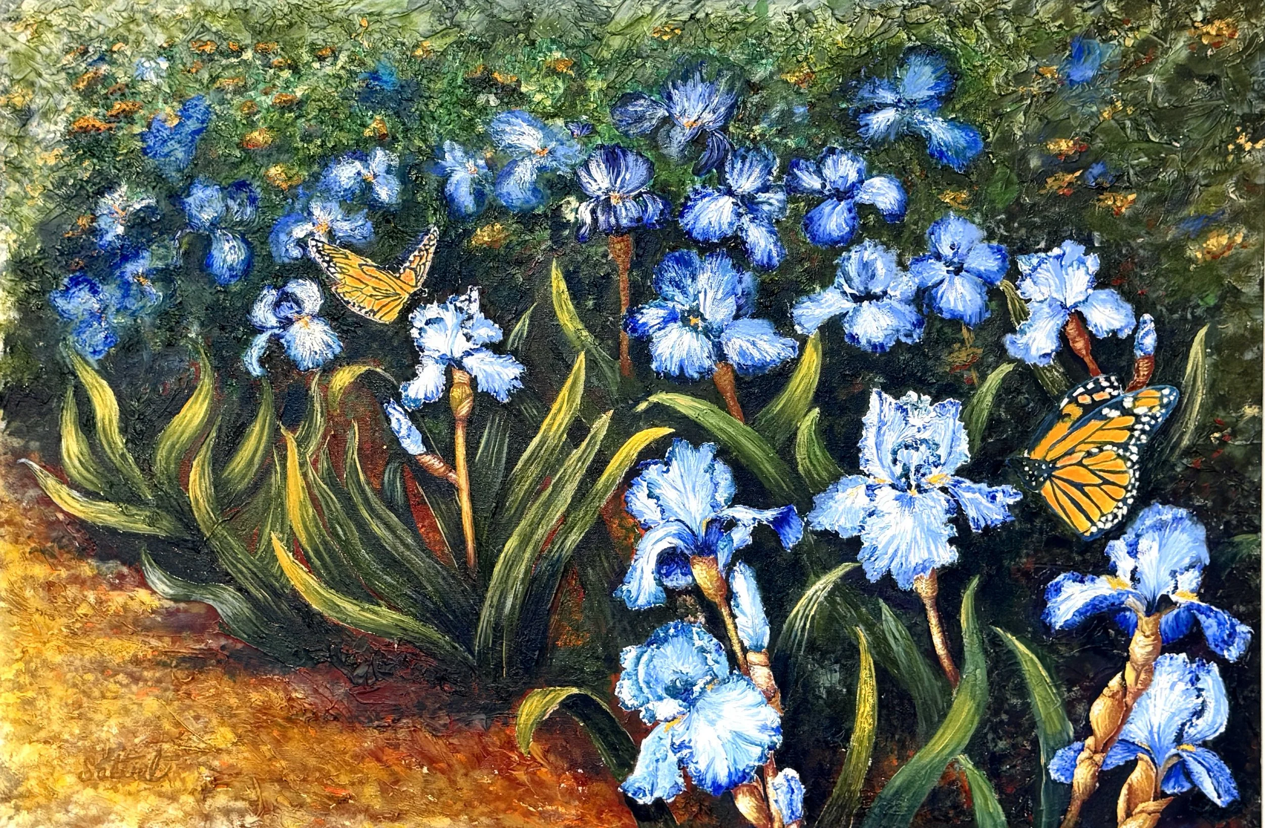 Iris Of Provence (Framed)