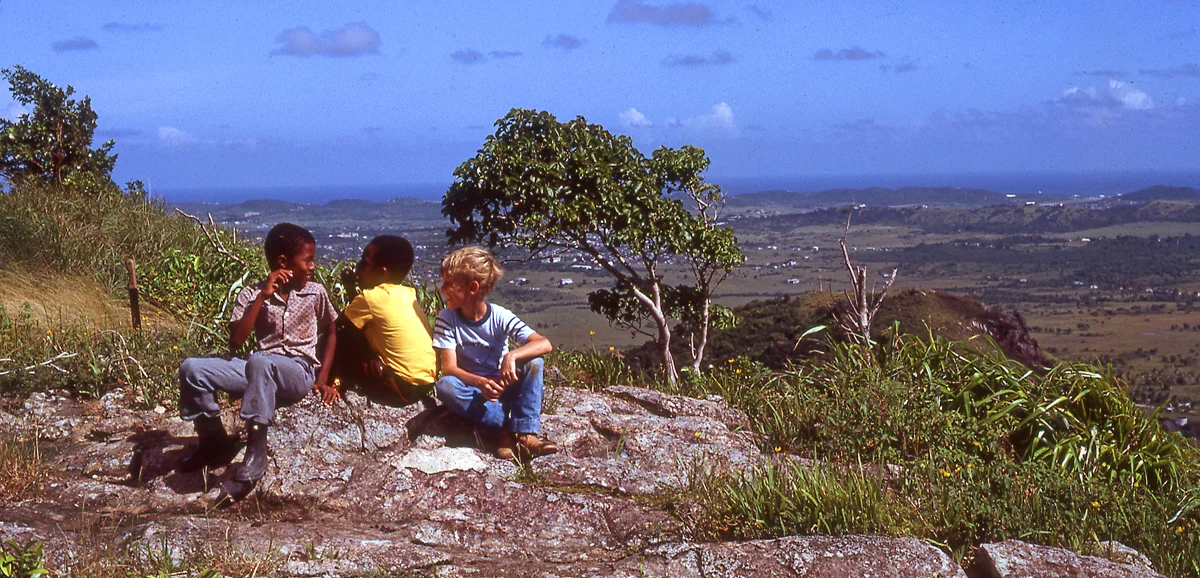 "The Club" - Antigua c.1983 (Dan on the right)