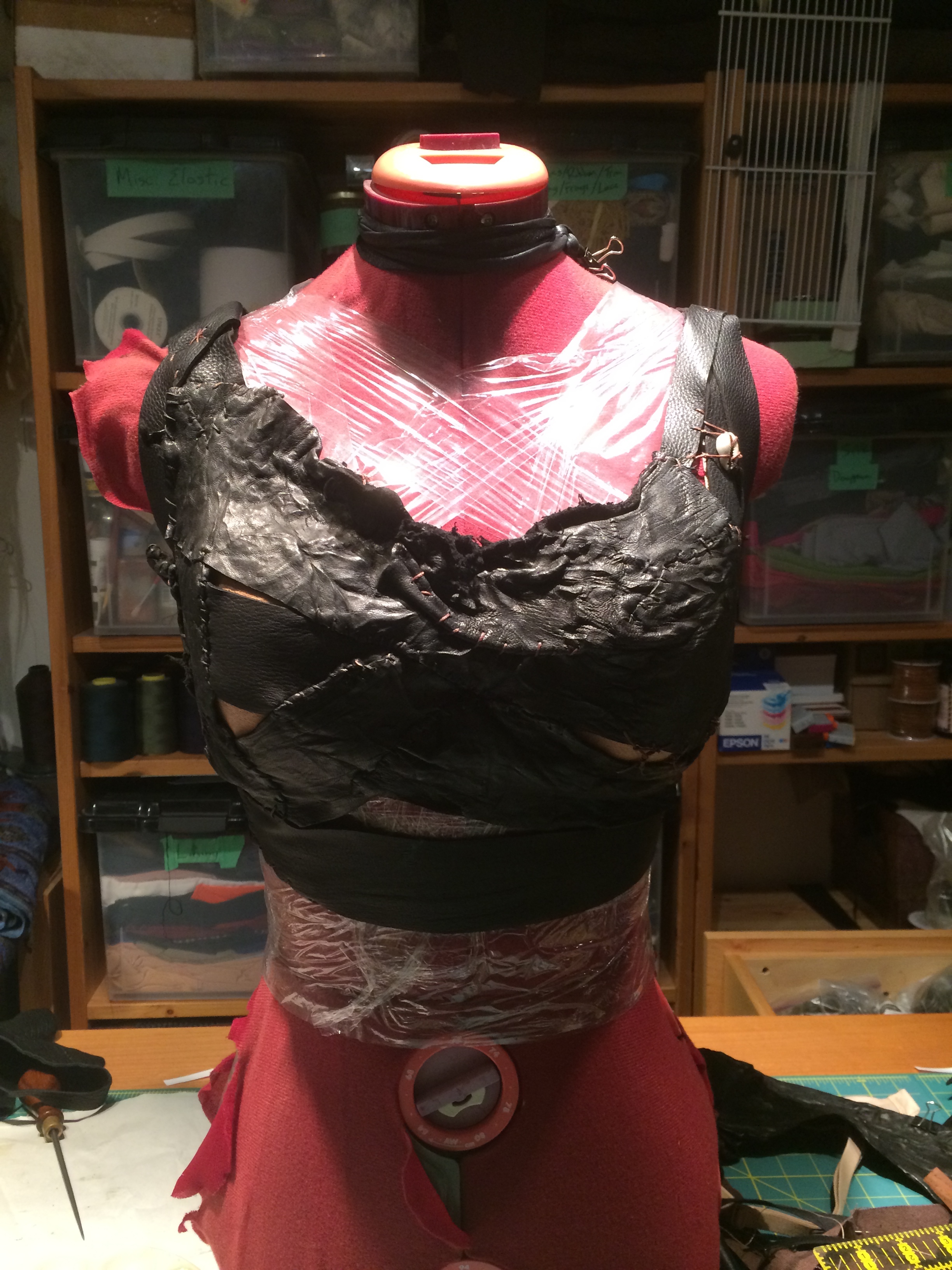 Chalciope - Leather Bodice