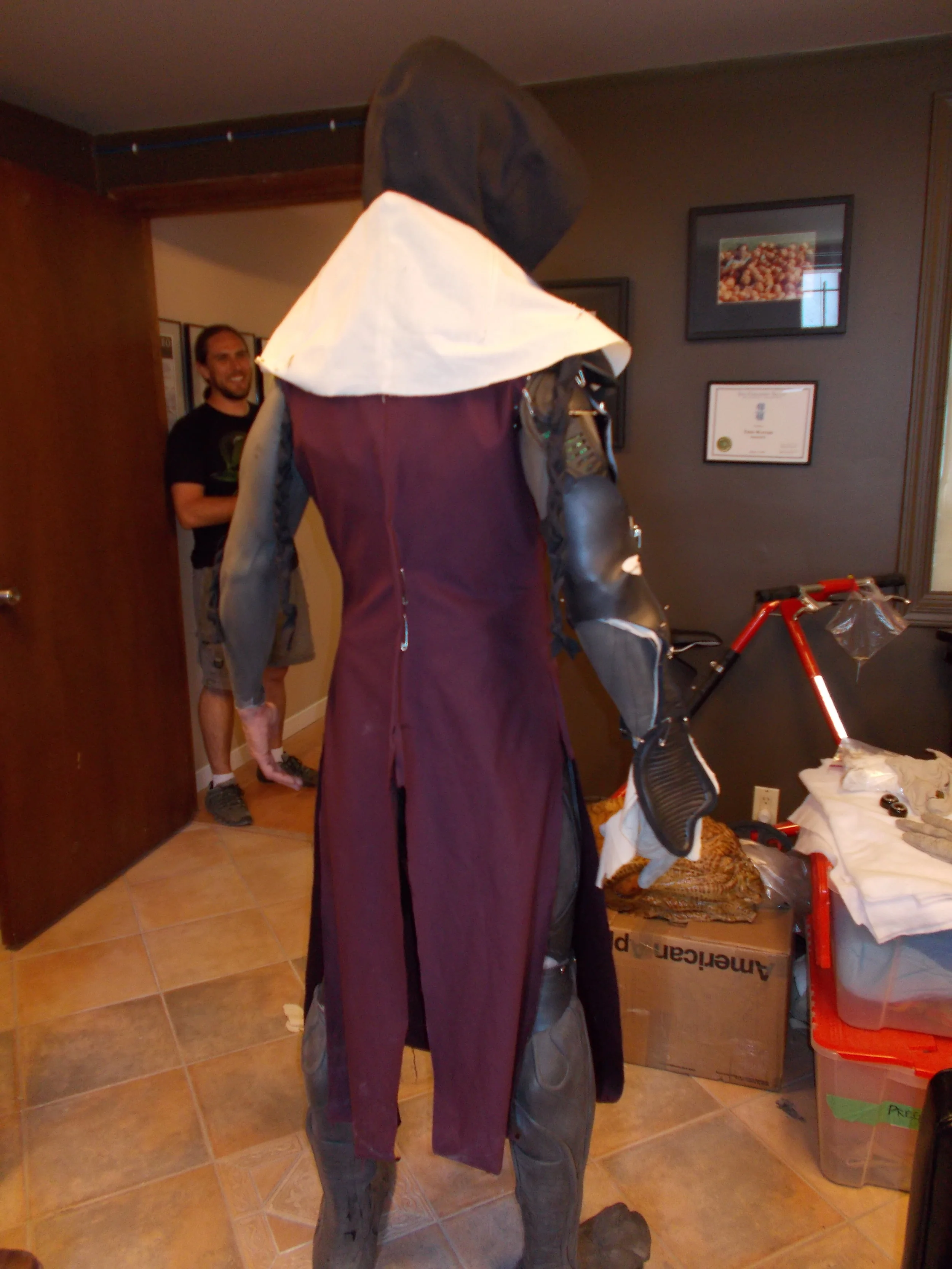 Alien Ambassador - Leather Coat & Hood