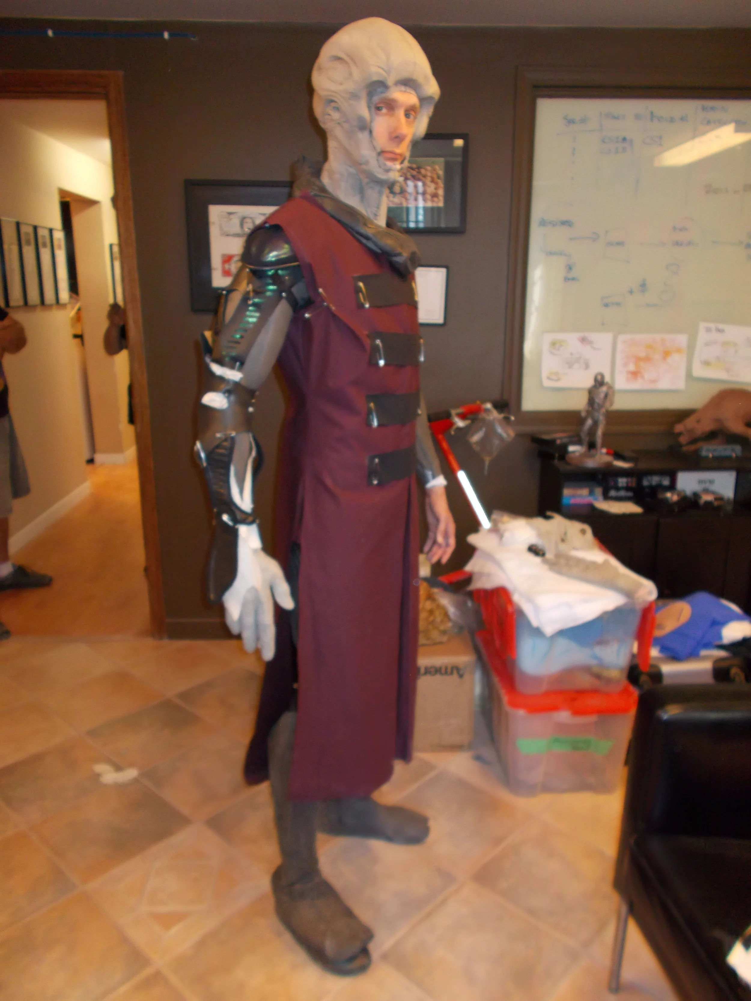 Alien Ambassador - LeatherCoat & Hood originally made for Cochise