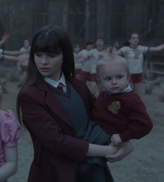 Violet & Sunny Baudelaire - White collared shirts (S2)