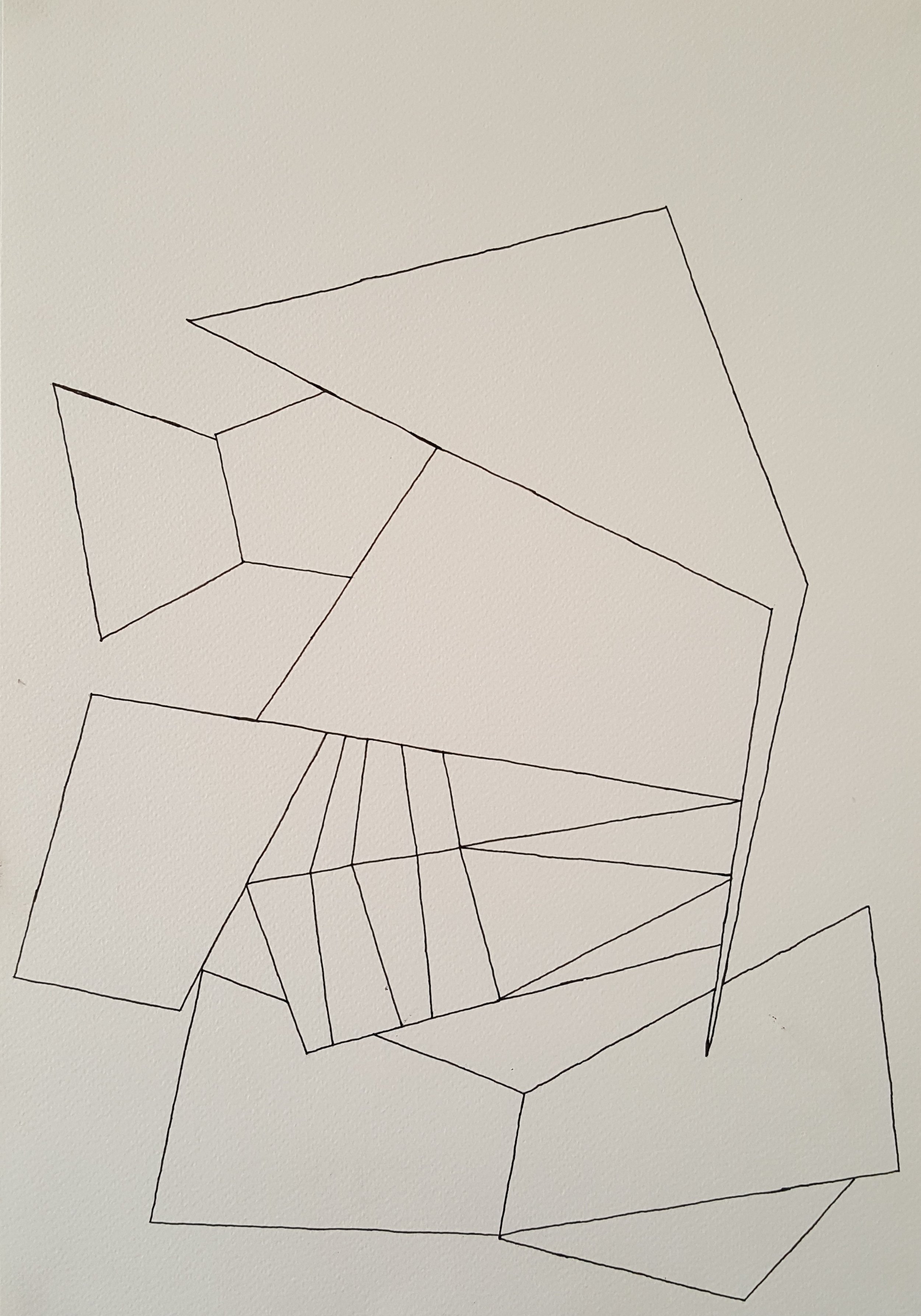 Untitled (2016): pen on paper 30cm x 42cm