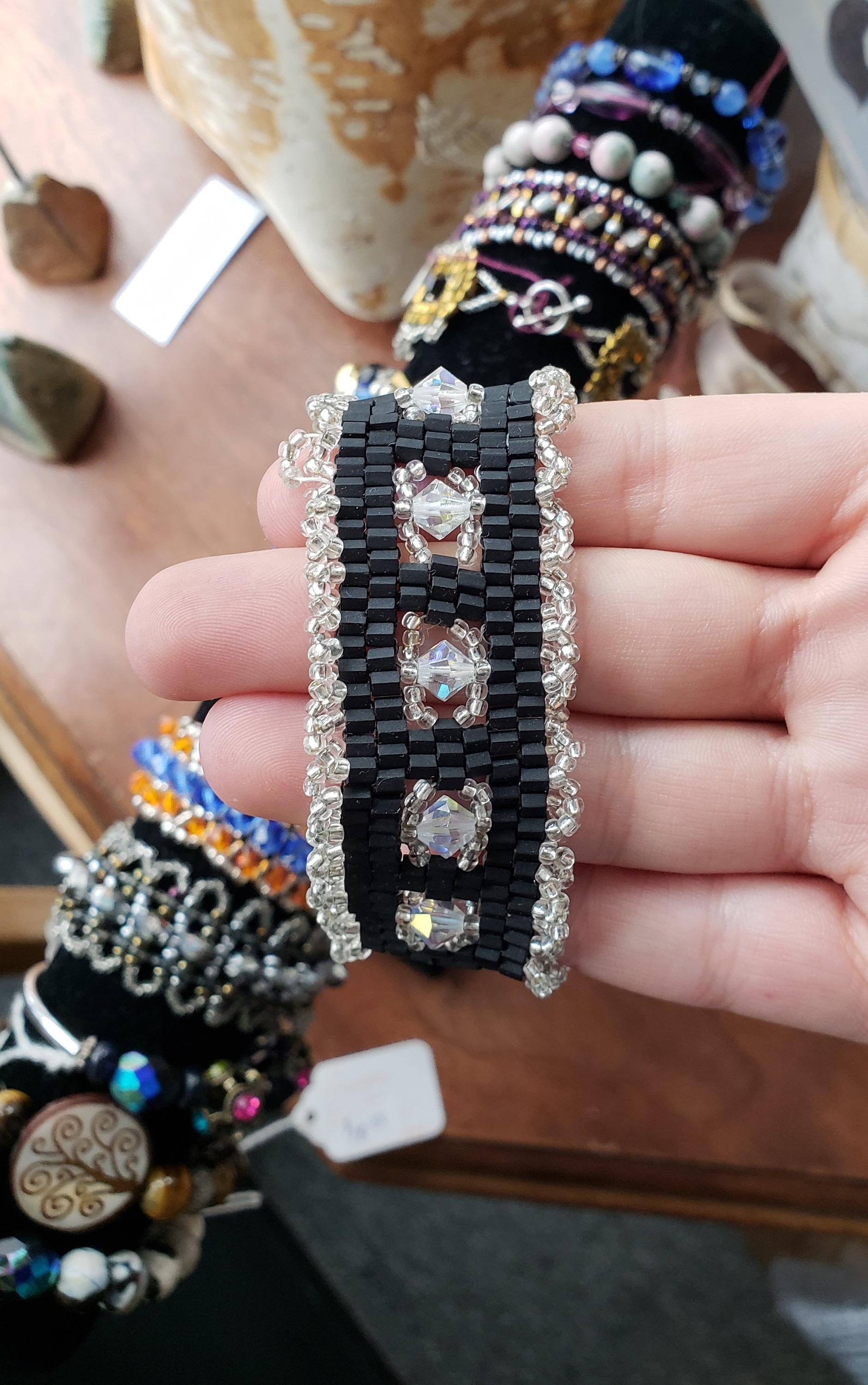  Hand-Beaded Bracelets 
