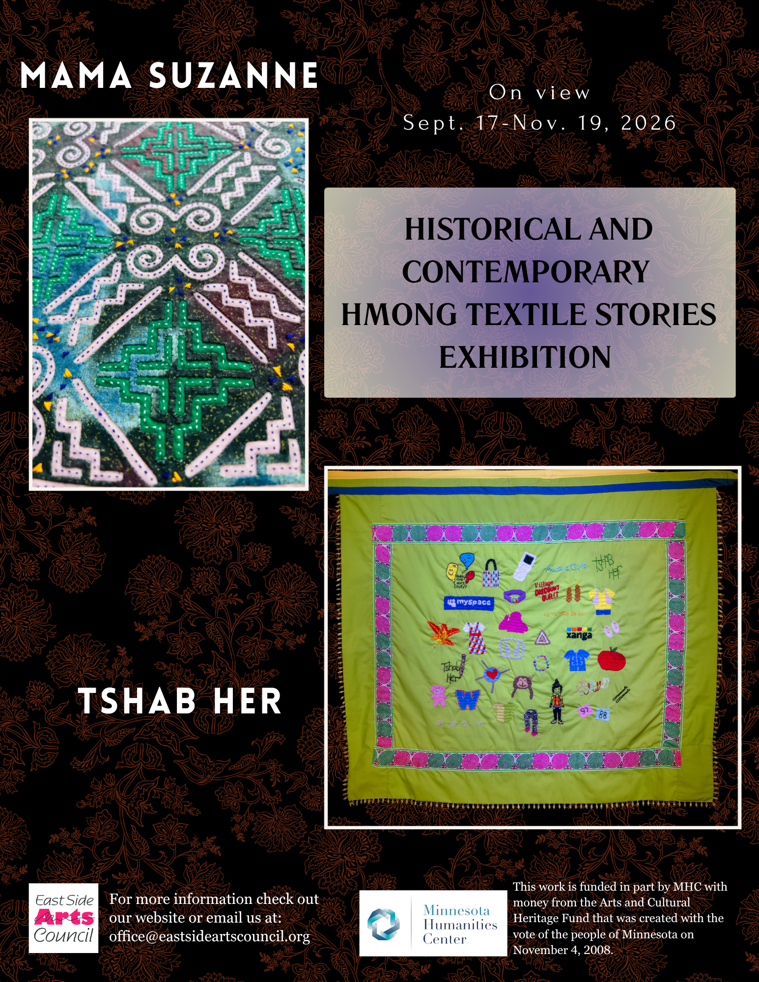 Historical and Contemporary HMong Textile Stories Exhibition