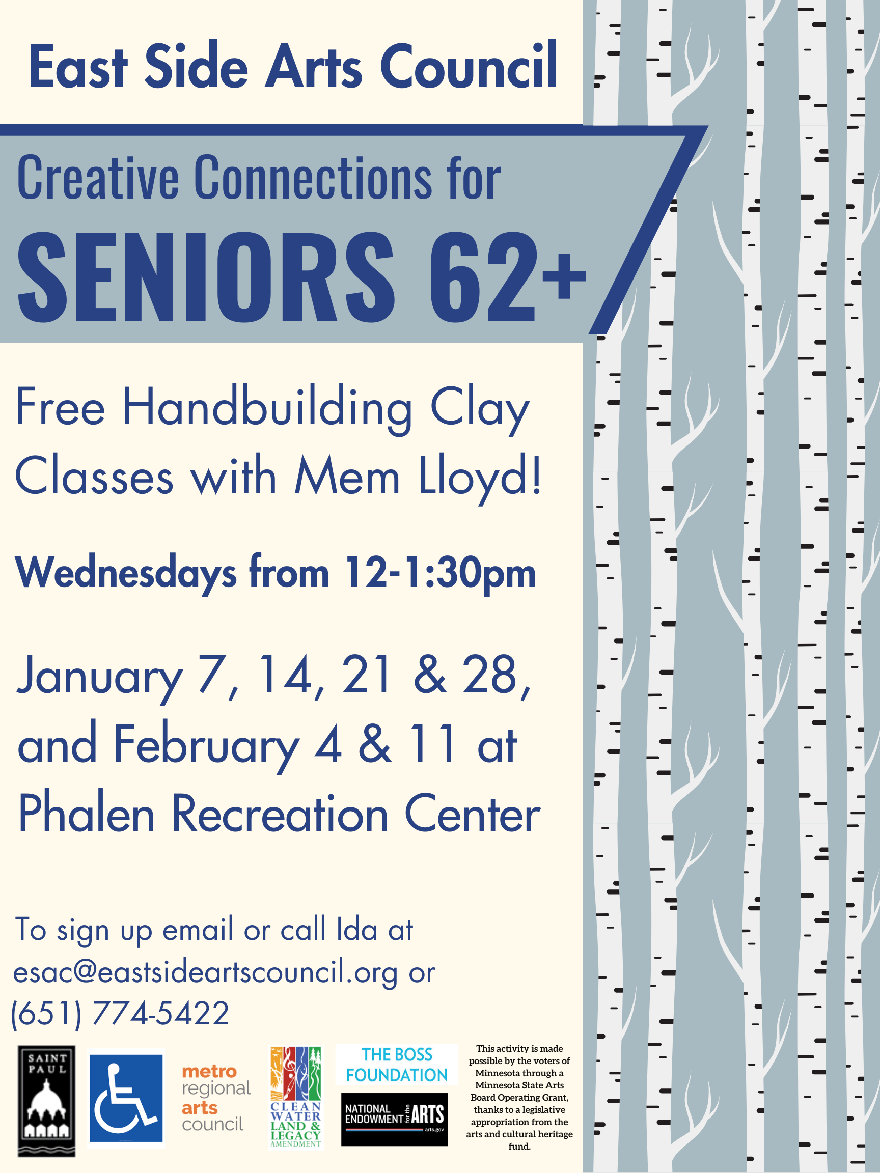 Free Handbuilding Clay Class with Mem Lloyd 