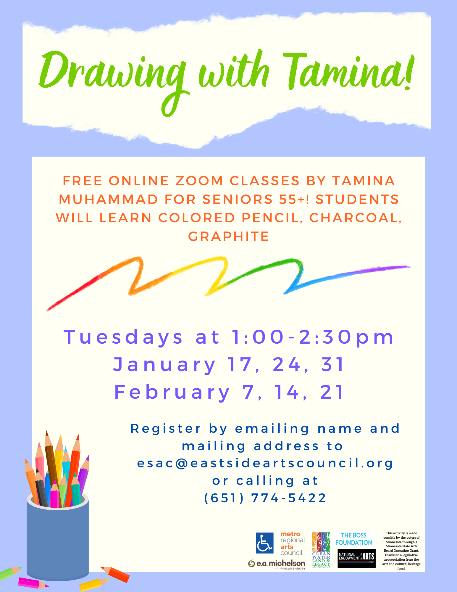 Drawing with Tamina!