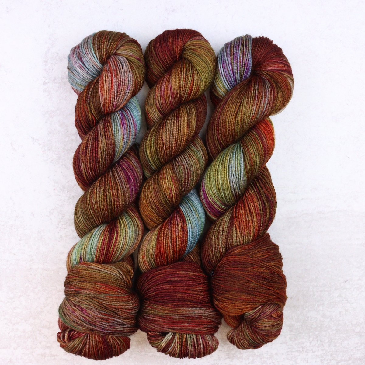 Ernestine Sock Weight - 80% Superwash Merino, 20% Nylon Hand Dyed Yarn 400  yards