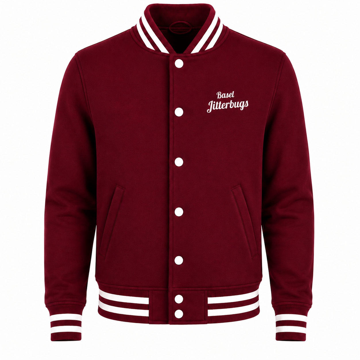 Basel Jitterbugs College Jacke Rot.png