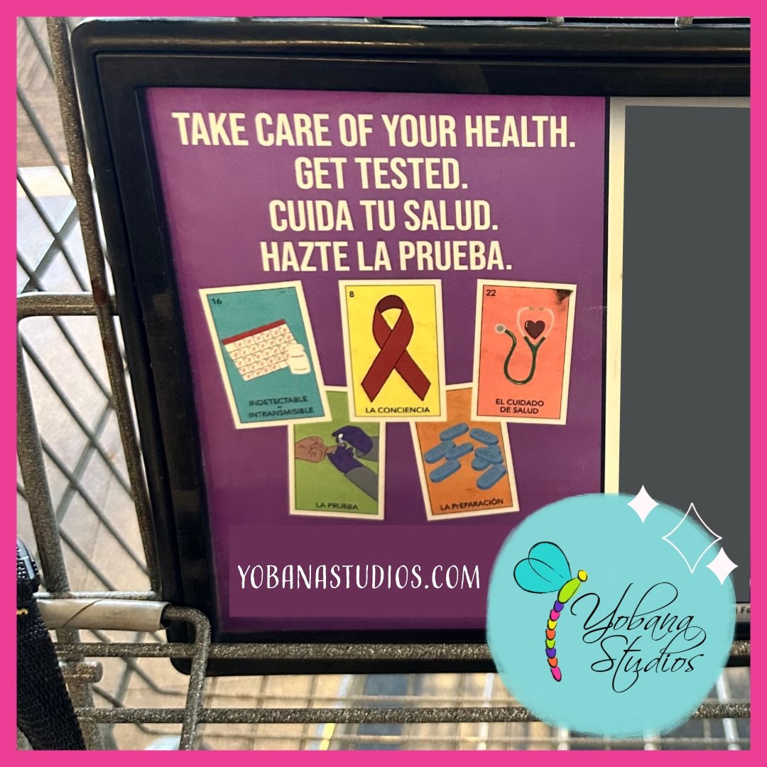 Yesterday, while I was out grocery shopping, I stumbled upon something familiar in my cart. It's an ad I crafted for the 9-5 job I recently left. Each drawing on the loter&iacute;a cards is a unique, hand-drawn creation by yours truly. I made the ini