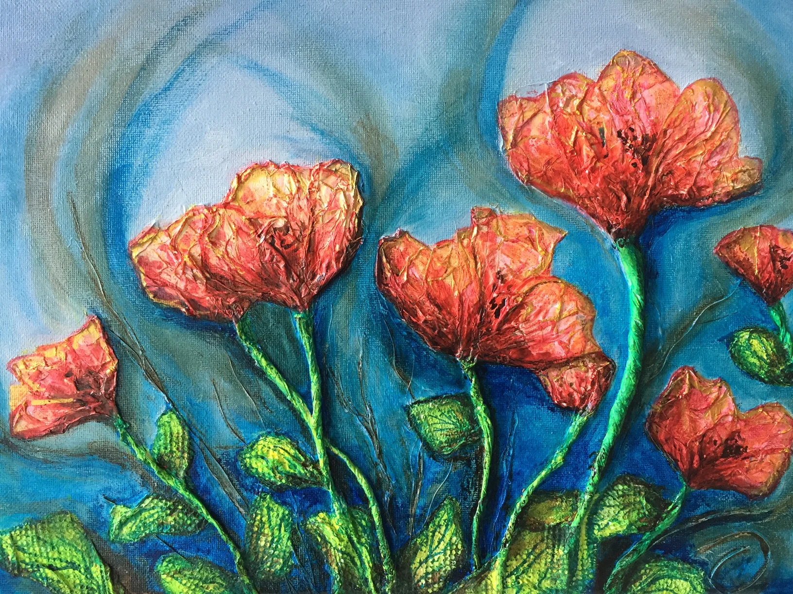 Dancing in the wind - 9x12