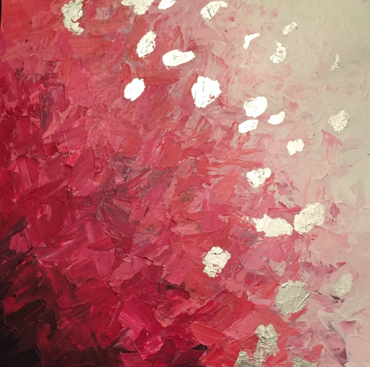 SNOWFLAKES IN SPRING - 20x20