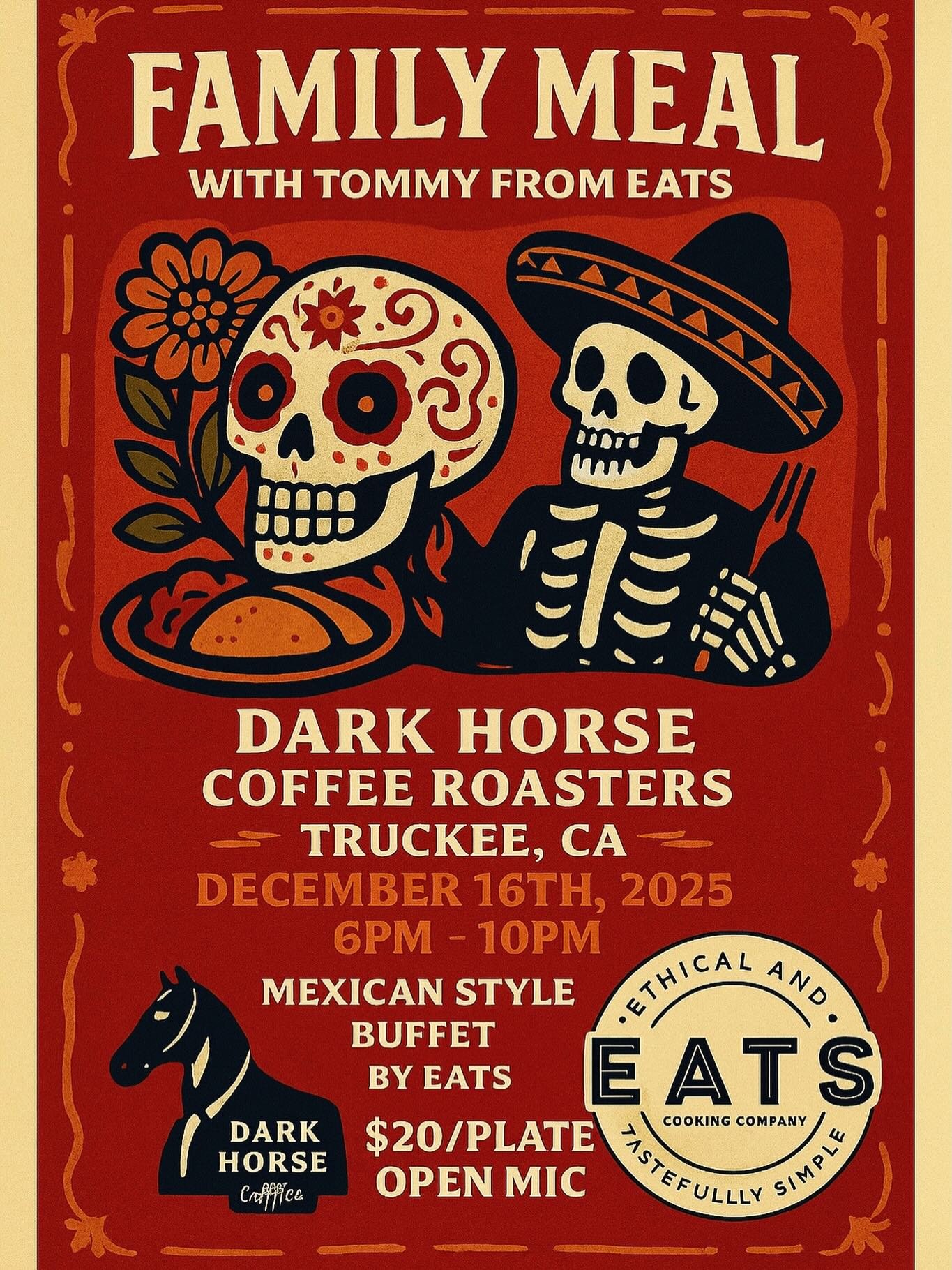 FAMILY MEAL IS HAPPENING! Stop by December 16th from 6PM - 10PM for some good eats and great times. Open Mic as well!
@eats_cooking_co