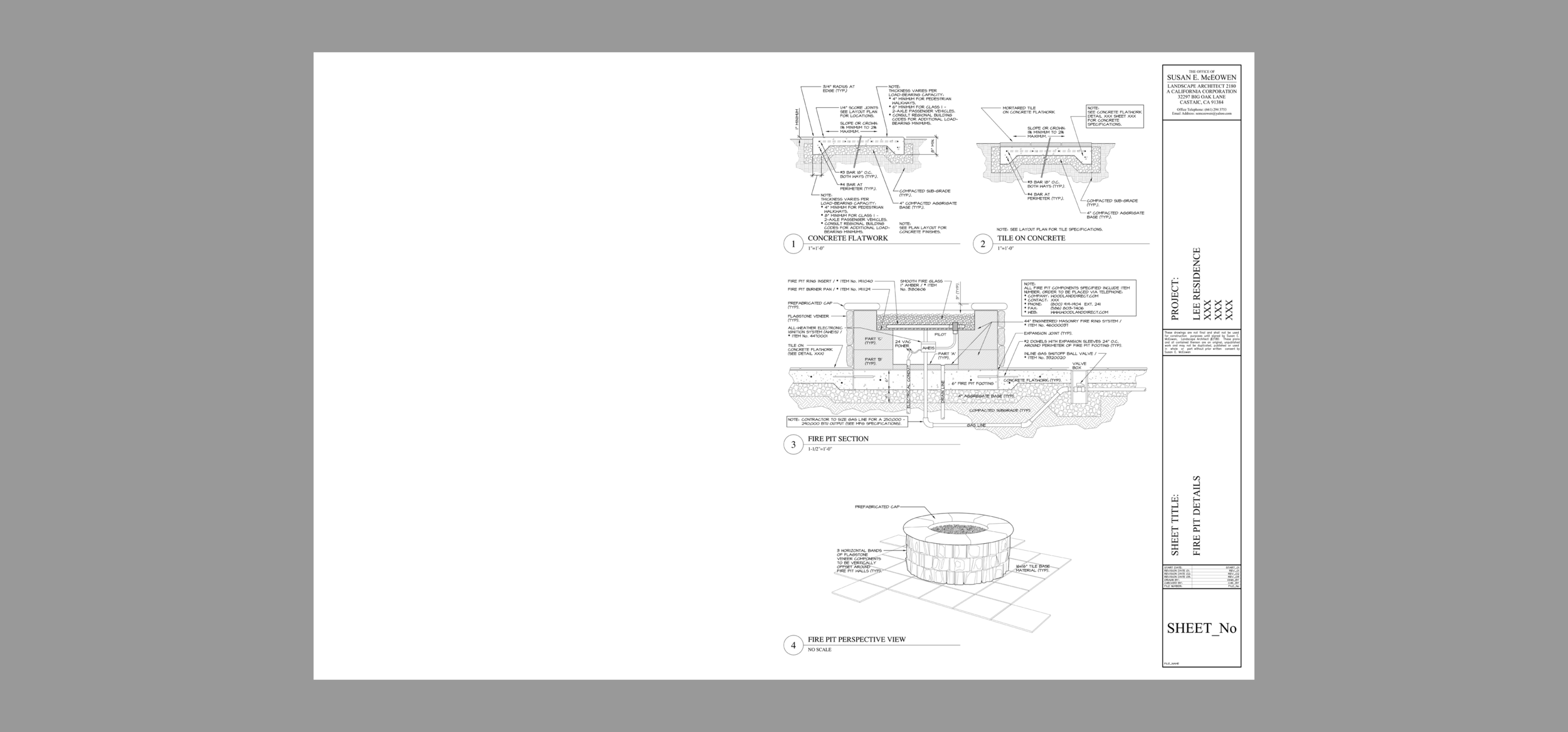 Detail Drawings Arcshape Design Studio