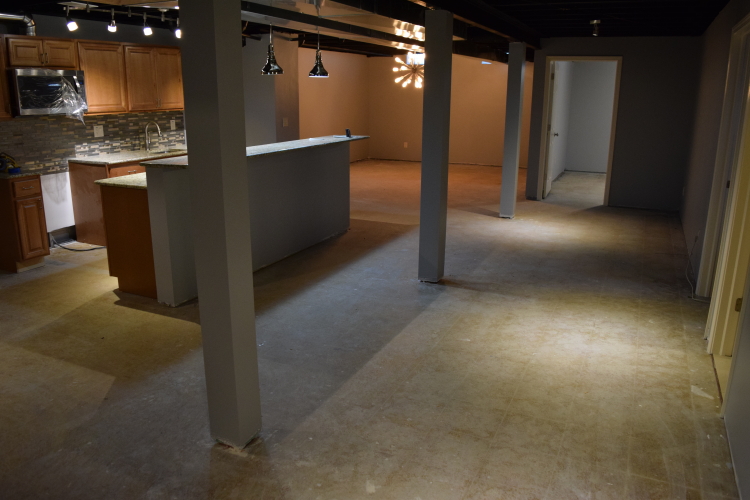 Stained Concrete Flooring, How To Clean An Unfinished Concrete Basement Floor