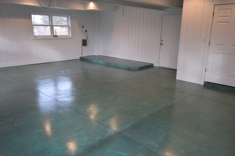 Smith Residence Stained Concrete Flooring Photos Premier Veneers