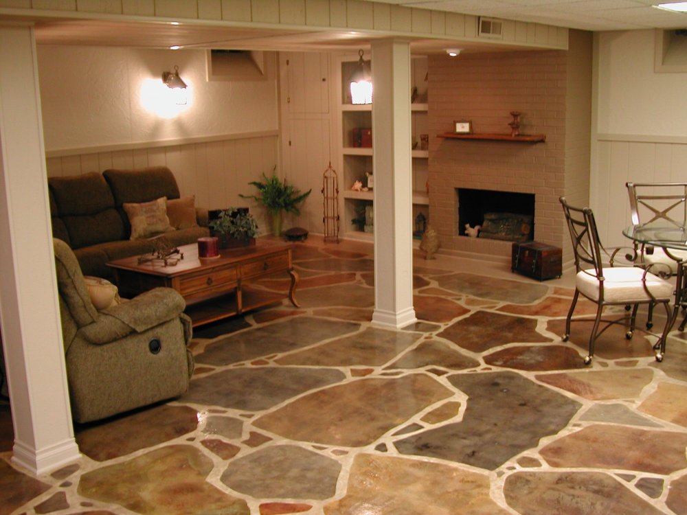 Marcell Residence Stained Concrete Flooring Photos Premier Veneers
