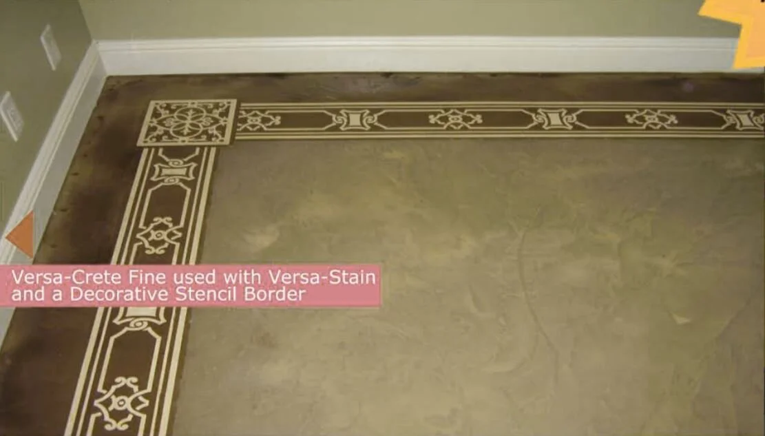 Dining Room Stenciled Stained Concrete.JPG
