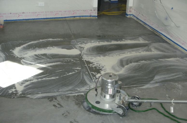 Refurbishing And Maintaining Acid Stained Concrete Flooring Premier Veneers