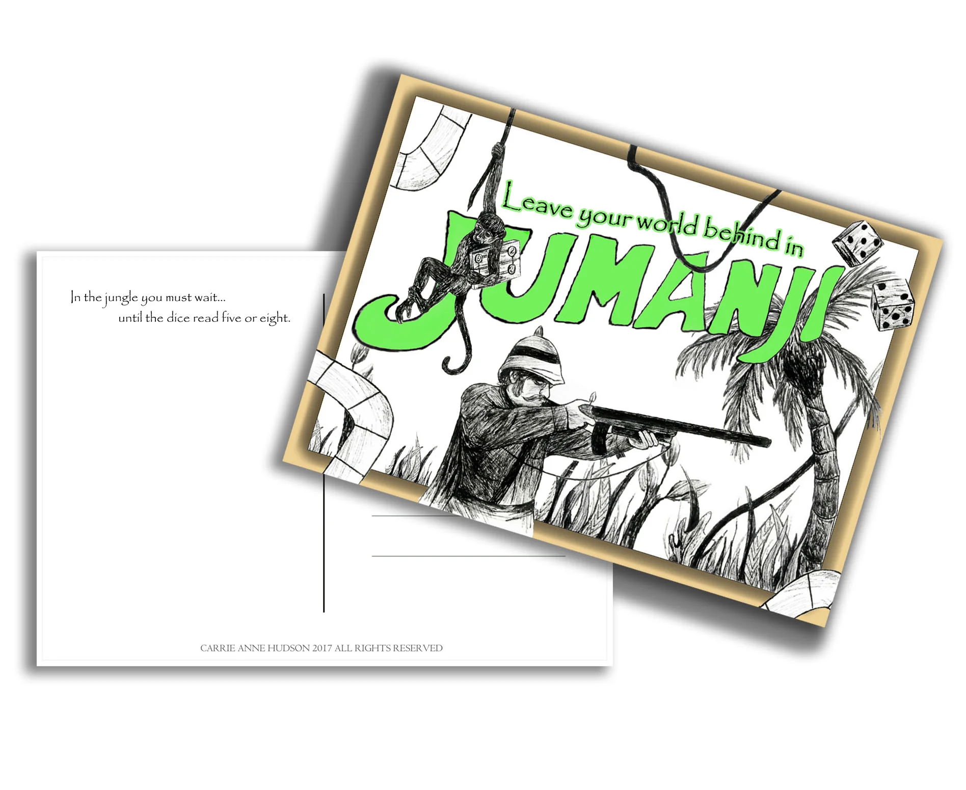 Jumanji Postcard