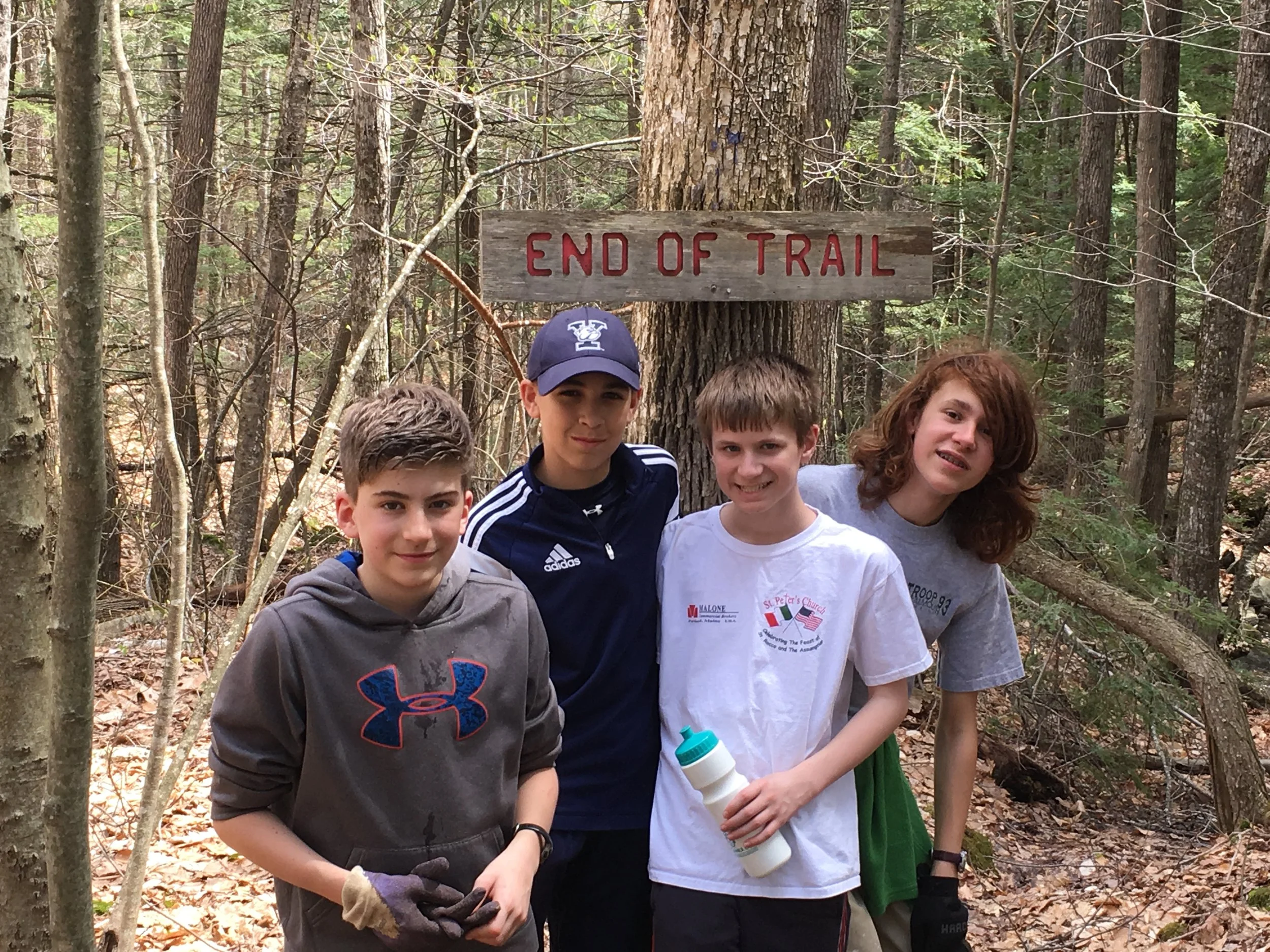 Best rakers and clippers in town: thanks to Troop 93 for clearing trails at Blackstrap Hill Preserve!