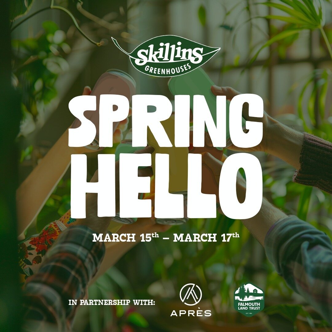 We're excited to join @skillins for their Spring Hello open house this weekend at their Falmouth location! 

We'll have a table set up with maps, merchandise, and other fun FLT info. Stop by to say hello, buy some plants, participate in a Skillins wo