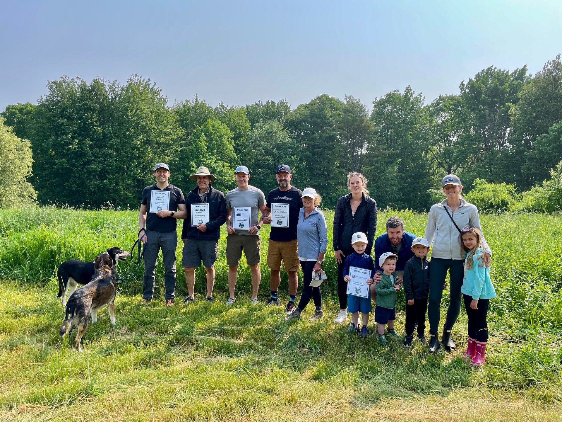 Last Saturday was National Trails Day, and we celebrated with a hike at one of our most popular properties, Blackstrap Hill Preserve. We were joined by some of the awesome businesses, foundations, and families who have contributed to our Trail Legacy