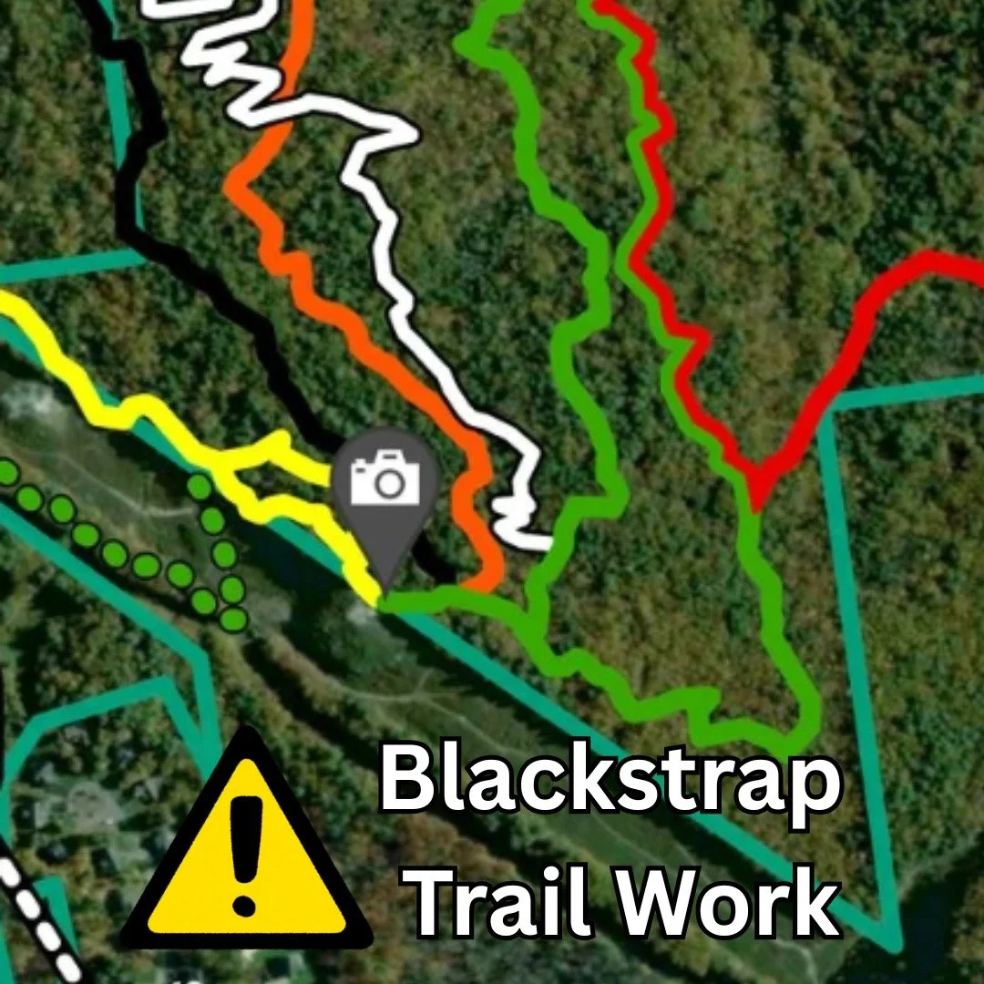 An awesome trail crew from @maineconservationcorps will be making trail improvements at Blackstrap Hill Preserve and Community Forest for the next few weeks!

They have already started by rerouting some trail intersections in the summit area near the