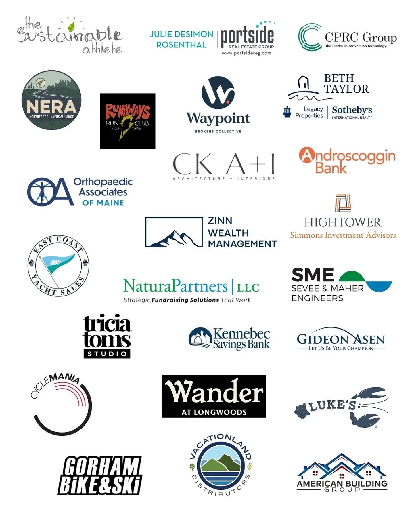 Trail Fest is coming up, and it wouldn't be possible without all of these amazing sponsors! We're so grateful for all the community support to make this event happen.

Join us on Sunday, September 28th from 3-7pm at Wander at LongWoods for an afterno