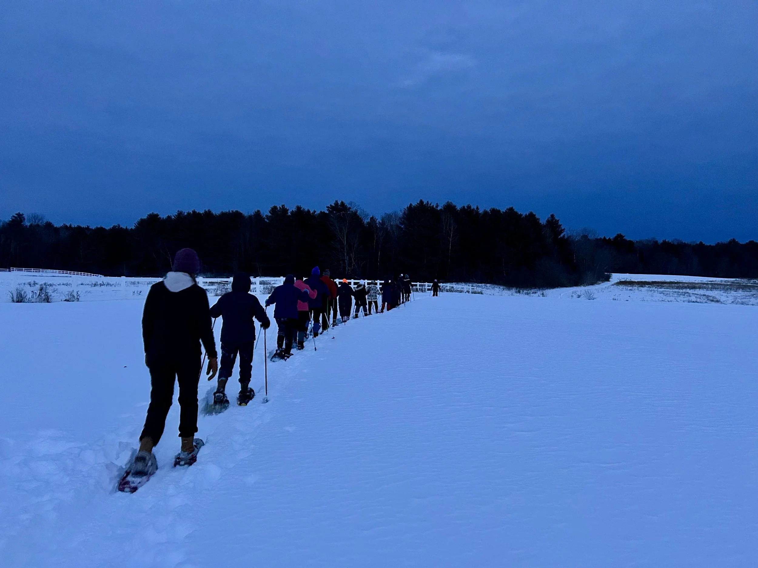 Full Moon Snowshoe Hike @ Hurricane Valley Farm