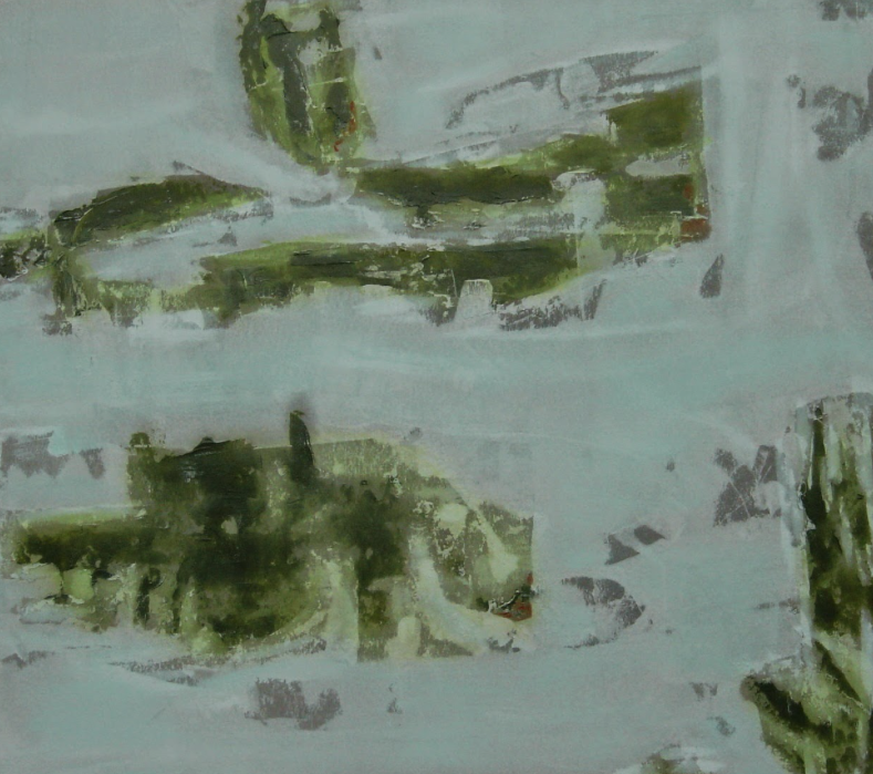Into The Deep | 47"h x 44"w | Acrylic On Canvas | Abstract Art | Dandridge Art | SOLD