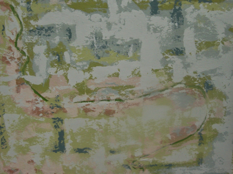 Meet In The Middle | 36"h x 47"w | Acrylic On Canvas | Abstract Art | Dandridge Art | SOLD