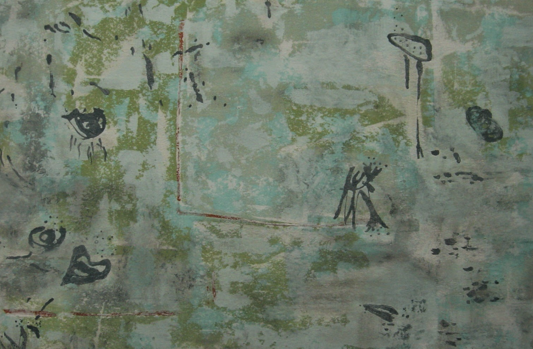 Coexist II | 31"h x 47"w | Acrylic On Canvas | Abstract Art | Dandridge Art | SOLD