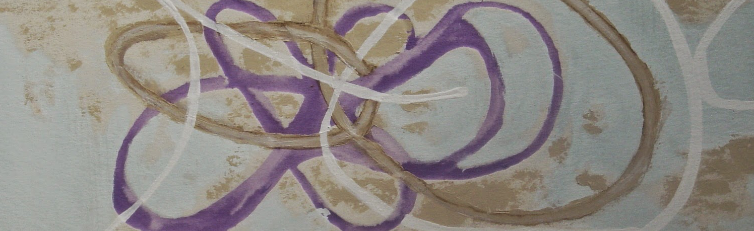 Small Path | 13"h x 35"w | Acrylic On Canvas | Abstract Art | Dandridge Art | SOLD