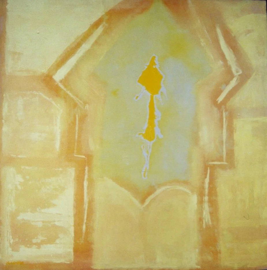 Masai Spear | 68"h x 69"w | Acrylic on Canvas | Abstract Art | Dandridge Art