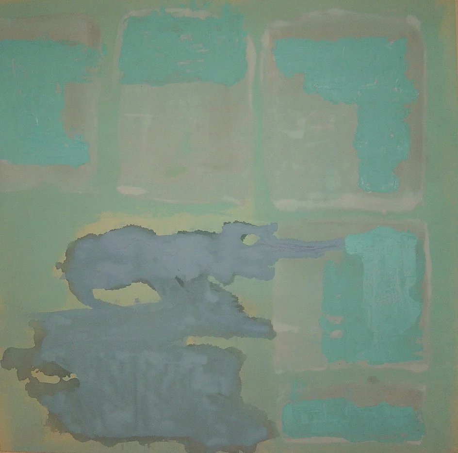 Elbow Cay Aerial | Acrylic | 54"x54" | Abstract Art | Dandridge Art | SOLD